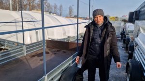 Обзор прицепа МЗСА 817712 исп.  022 для мототехники и других грузов