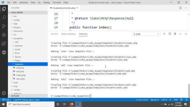 CakePHP 4 create view (5) смотреть онлайн