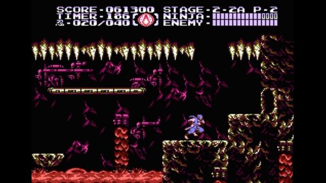 Dendy (Famicom,Nintendo,Nes) 8-bit Ninja Gaiden 3 The Ancient Ship of Doom Act 2