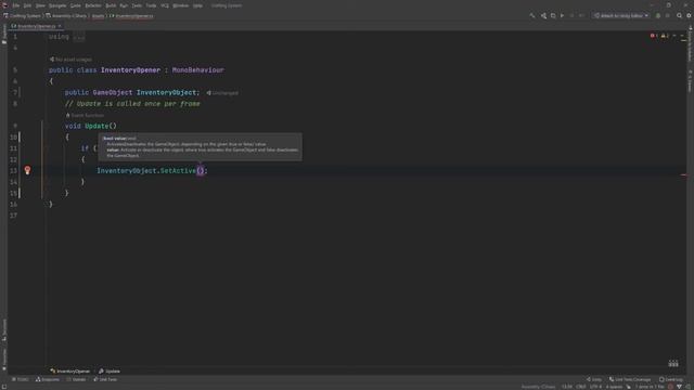 Ultimate Crafting System: Open Inventory with Script Tutorial смотреть онлайн