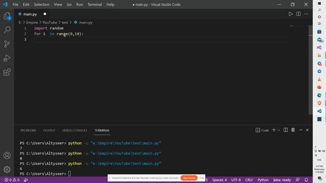 Random function in python(شرح بايثون بالعربي لطلبة الجامعات) смотреть онлайн