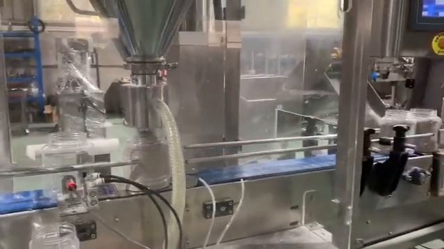 Автоматическая разливочная машина, кунжутный порошок, протеиновый порошок, линия розлива шнека смотреть онлайн