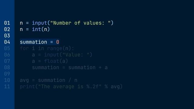 How to find the average of N numbers in Python [full code] смотреть онлайн