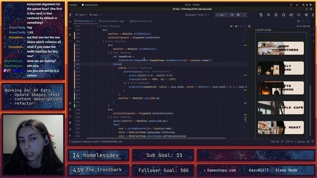 Building an app to learn Kotlin and Jetpack Compose! (NY Eats) | VOD 10.26.23 смотреть онлайн