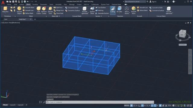 Create and Modify Meshes / AutoCAD 2021 / Autodesk Knowledge Network смотреть онлайн