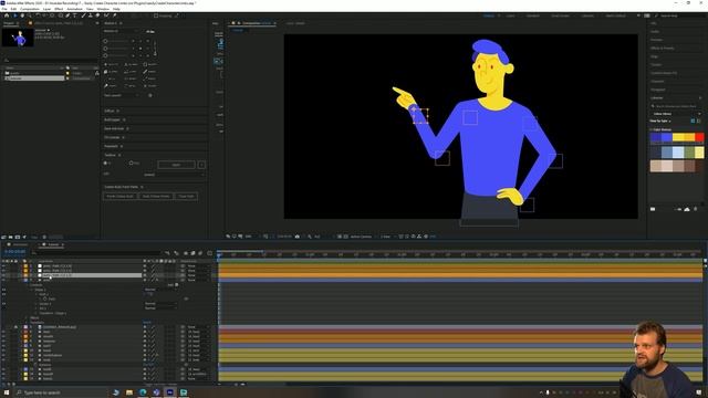 Animate Characters EASILY (No Plugins) | After Effects Tutorial смотреть онлайн