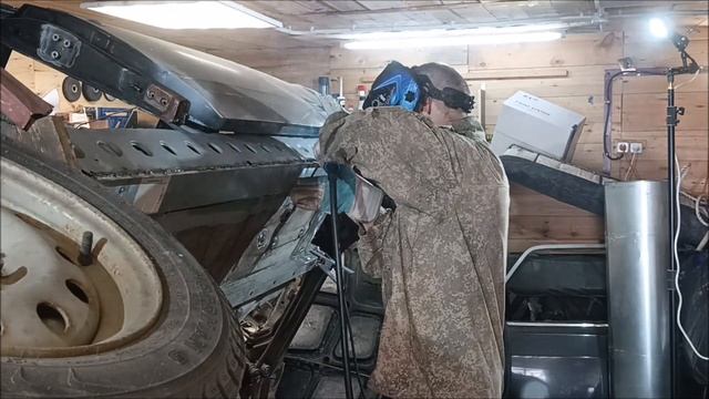 10 серия, сварка , переварка усилителя , заготовка порога ваз 2107 смотреть онлайн