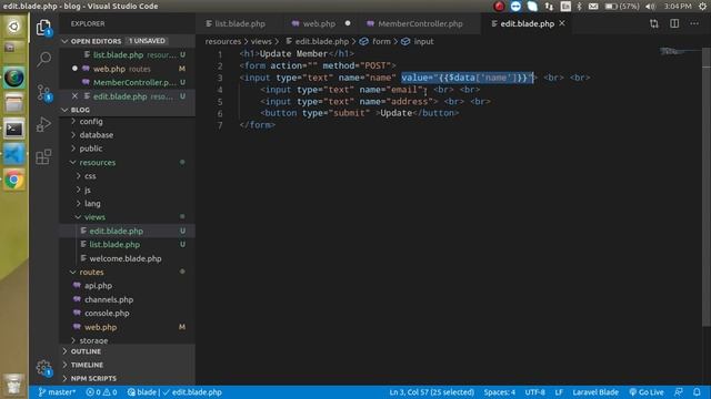 Laravel 8 tutorial - Update Data in Database смотреть онлайн