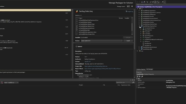 Centralized logging for .net core ABP microservices app using Seq. Part 8. смотреть онлайн