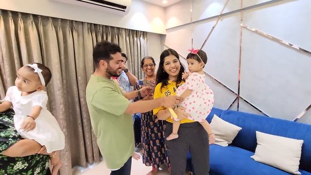 UMESH Tries to Find His DAUGHTER MYRA Blindfolded! *emotional* | MANGO FAMILY смотреть онлайн