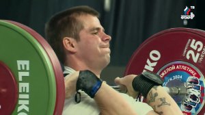 ️M55 Чемпионат России по тяжелой атлетике 2024 г. Новосибирск  #фтартв #weightlifting #штанга