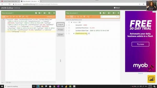 Parse JSON data in a column using Power Query in Power BI