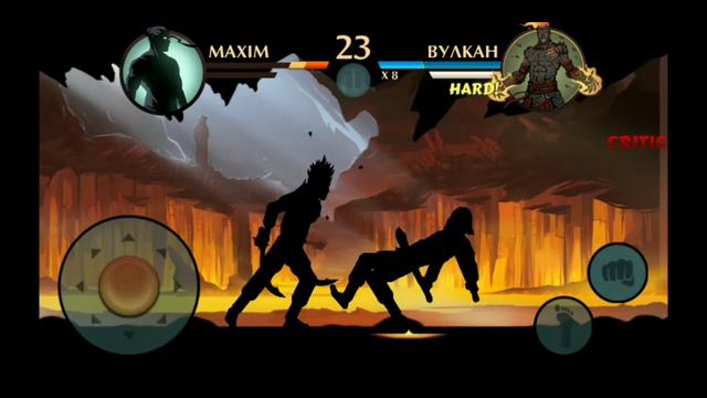 Победил Вулкана!? Shadow fight 2 смотреть онлайн