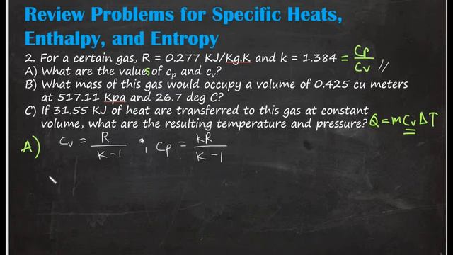 How To Solve Specific Heat, Internal Energy, & Enthalpy of An Ideal Gas| Simple and Easy Explanatio смотреть онлайн