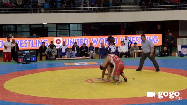 УАШТ2016: 125кг Ж.Чулуунбат-Н.Золбоо нарын финалын барилдаан смотреть онлайн