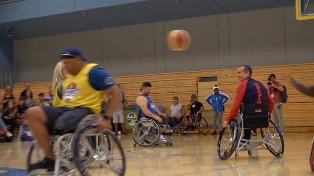 TALK SPORTS! Angel City Games - Check out Wheelchair Basketball! смотреть онлайн
