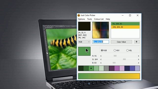 Just Color Picker - Công cụ hút màu trên màn hình смотреть онлайн