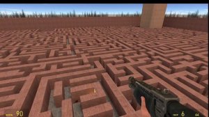 скромник в лабиринте