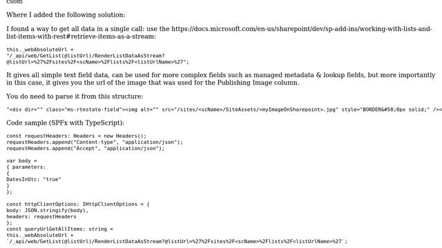 Sharepoint: How to retrieve image column from SharePoint List using REST API? (4 Solutions!!) смотреть онлайн