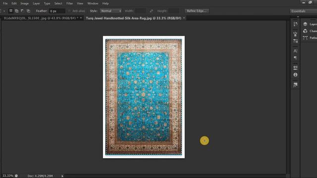 Mapping In Photoshop | Kalin Mapping On Floor In Photoshop In Hindi | Textile Designing | Carpet