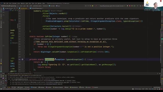 Functional Programming in Java - 8. Exception Handling (Predicate) смотреть онлайн