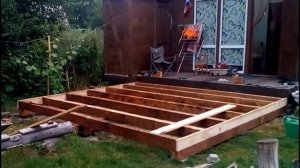 Беседка своими руками ЧАСТЬ 2 | пол-платформа, столбы, верхняя обвязка | Евгений Столев