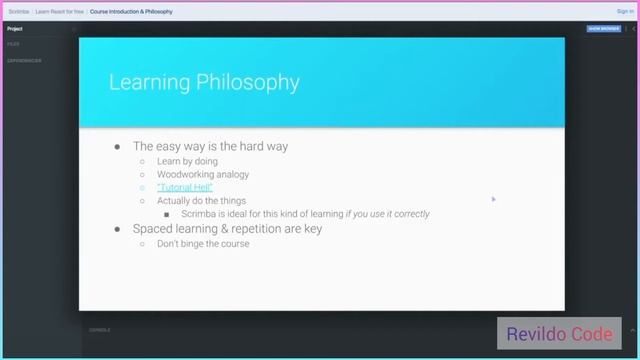 Introduction to React JS | React JS Course for Beginners | React JS Tutorial | #revildo_code смотреть онлайн