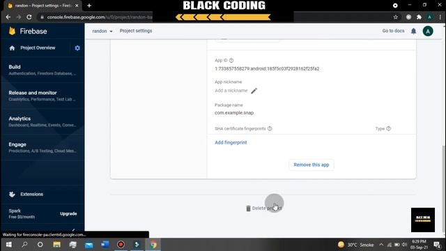 How to delete firebase Project смотреть онлайн