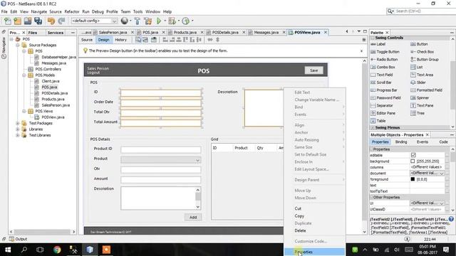 Design a from in Java and connect that form with database SQl Server смотреть онлайн