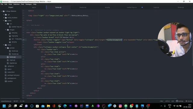 Navbar collapse Not working ! Solved смотреть онлайн