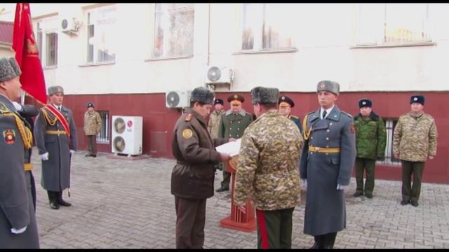 Вручение Боевого знамени ГШ ВС КР