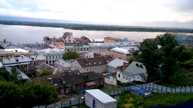 Нижний Новгород. Вид на улицу Рождественскую. смотреть онлайн