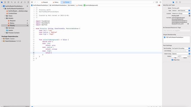 Part 2 SwiftUI Data Persistence with MongoDB Realm create models subscription rules (Flexible Sync) смотреть онлайн