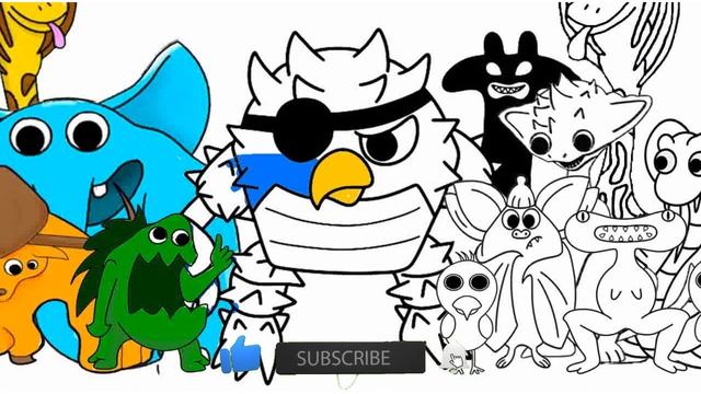 Garten Of BanBan 4 | How to Color ALL NEW Monsters | Fanart смотреть онлайн