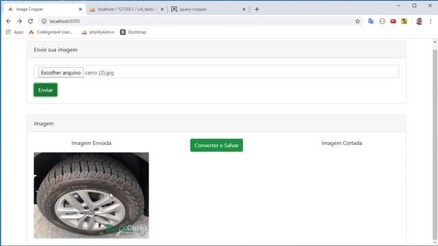 Como Selecionar e Recortar imagens com o jQuery Cropper e CodeIgniter 4.0 смотреть онлайн