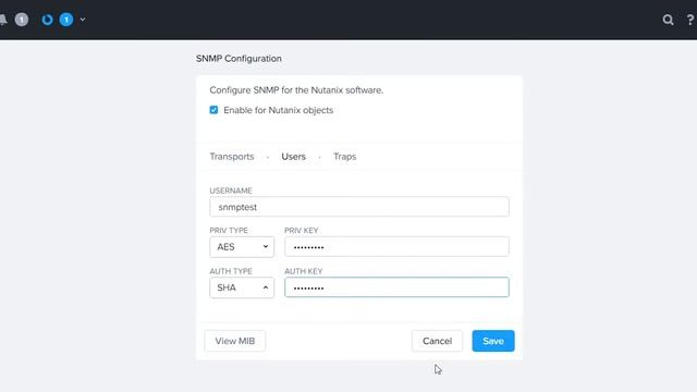 How to configure a Simple Network Management Protocol within Nutanix Prism Element смотреть онлайн