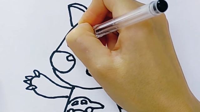 Ми-Ми-Мишки.Как нарисовать Лисичку.Мультик-Раскраска.How to draw a Fox.Cartoon Coloring Book смотреть онлайн