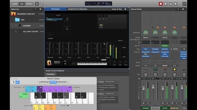 MAINSTAGE 3 TEMPLATE SETUP: CREATING A DRONE AMBIENT PAD GENERATOR смотреть онлайн