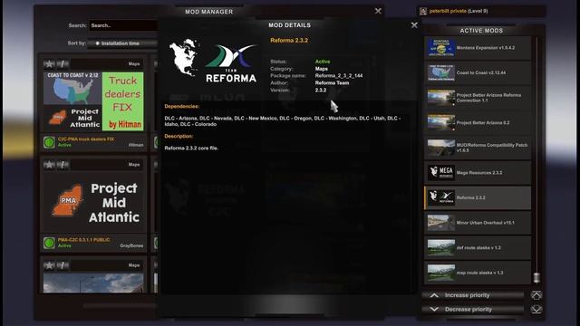 ATS 1.44 Map Combo Updated Reforma/Mega resources 2.3.2 + PMA C2C 0.3.1.1 + MUO/REF Comp Patch 1.6. смотреть онлайн