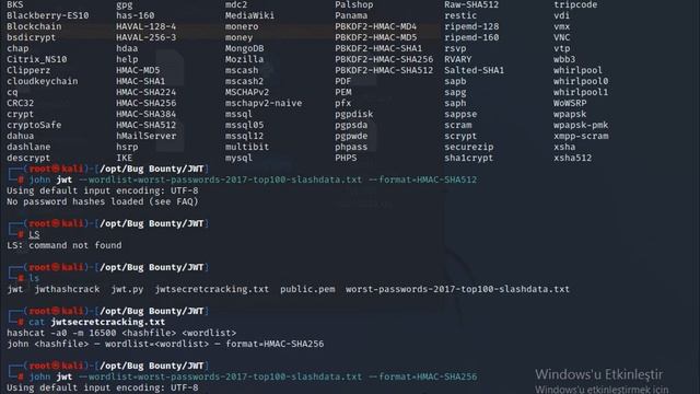 Json Web Token [JWT ]Atakları / Web Hacking & Bug Bounty смотреть онлайн