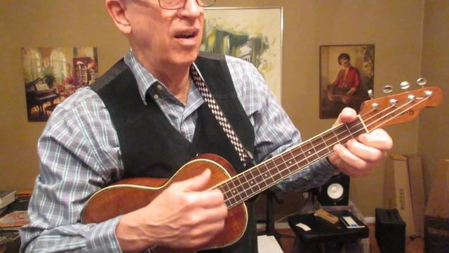 Folsom Prison Blues. Fender Tenor Ukulele Tuned DGBE. смотреть онлайн