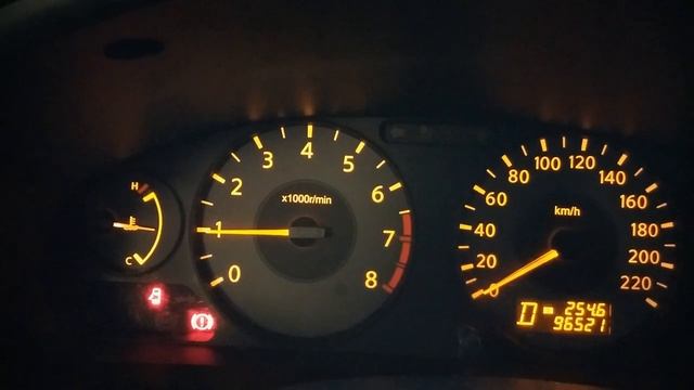 Nissan Almera B10. P0350 и спидометр смотреть онлайн