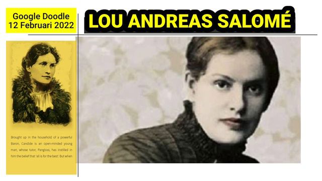 Lou Andreas Salomé (Nietzsche Sigmund Freud Paul Rée Rainer Maria Rilke) || Google Doodle (12/02/22 смотреть онлайн