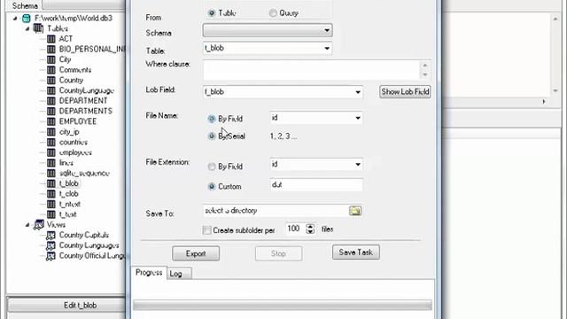 Batch export SQLite BLOB data to files смотреть онлайн