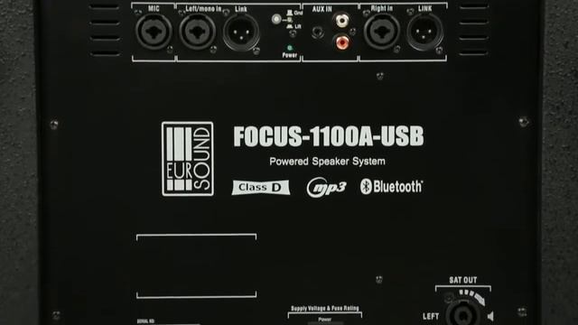 EUROSOUND FOCUS-1100A-USB - акустический комплект смотреть онлайн