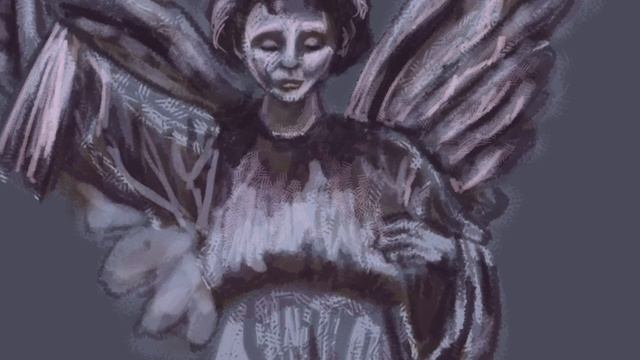 Angel statue sketch (speedpainting) смотреть онлайн
