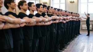 Репетиция флотской сюиты «День на корабле» фрагмент «Машинное отделение». Балет Игоря Моисеева.