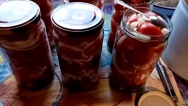 помидоры с луком и маслом. смотреть онлайн