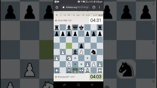 Amazing chess match))-(Playing by #Genius2.0 смотреть онлайн
