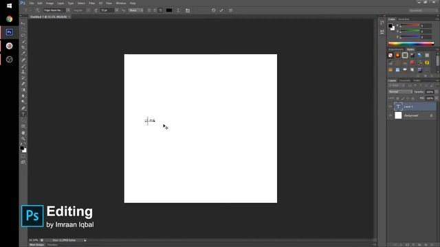 Write Urdu - اردو / Hindi or any language in Photoshop directly | 1 Minute Photoshop | Urdu /Hindi смотреть онлайн